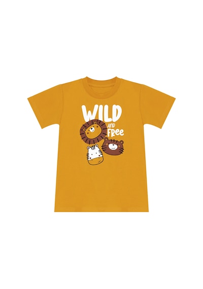 Wild Erkek Çocuk Yazlık T-shirt Şort Takım