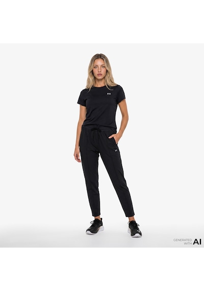 Under Armour Velociti Pro Kadın Siyah Koşu Eşofman Altı 6004020