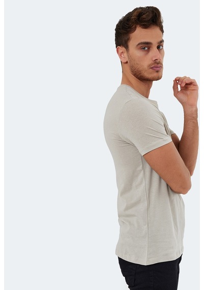Slazenger KAURI IN Erkek Tişört Taş Gri