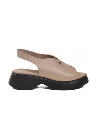 Pierre Cardin Vizon Kadın Günlük Topuklu Sandalet Pc-7390 Z Vizon