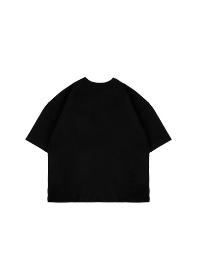 Startmore Dusk Baskılı Oversize Unisex Siyah Siyah