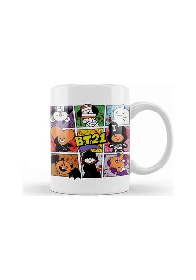Bt21 Halloween 01 Kupa Bardak Porselen Karışık