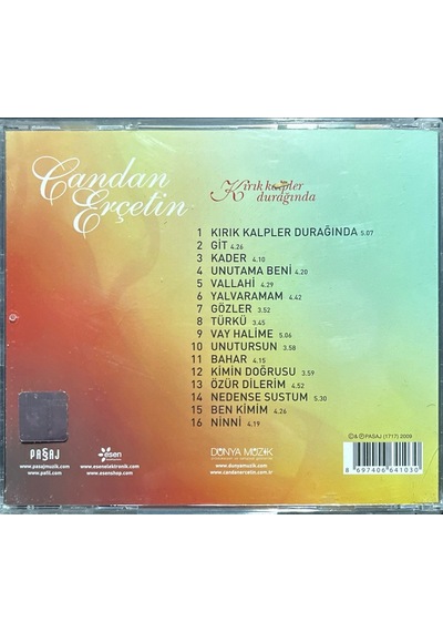 Plak Değildir Cd Dir Cd Candan Erçetin Kırık Kalpler Durağında