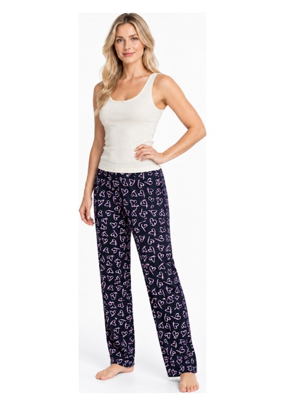 Fit Women Kadın Çizgili Bluz Desenli Askılı Ekru Pijama Takımı
