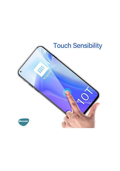 Microsonic Xiaomi Mi 10T Pro Kılıf 6 Tarafı Tam Full Koruma 360 Clear Soft