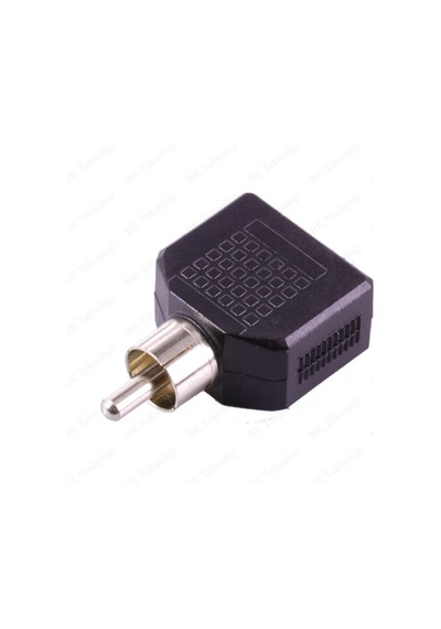 RCA Erkek to 2x3.5mm Mono Çevirici Adaptör
