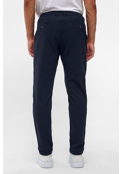 Süvari Lacivert Slim Düz Jogger Pantolon