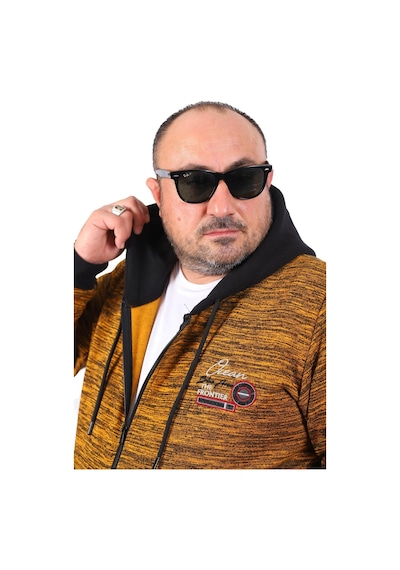 Moc Grande Mocgrande Büyük Beden Erkek Sweat The Frontier 22726 Hardal