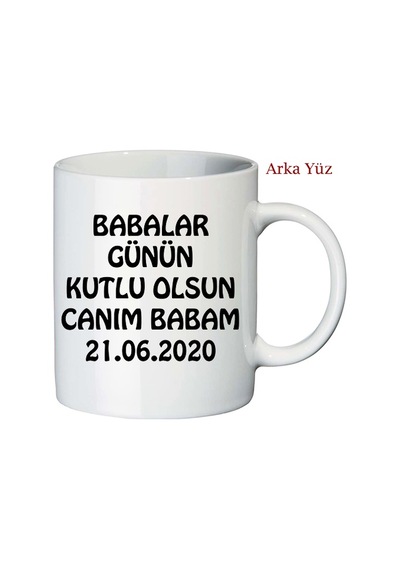 Fotoğraflı "Canım Babam" Kupa Bardak