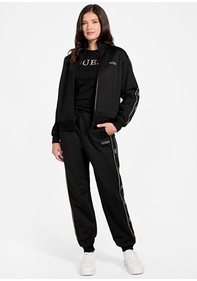 Guess Kadın Octavia Aktif Sweatshirt - Siyah Siyah