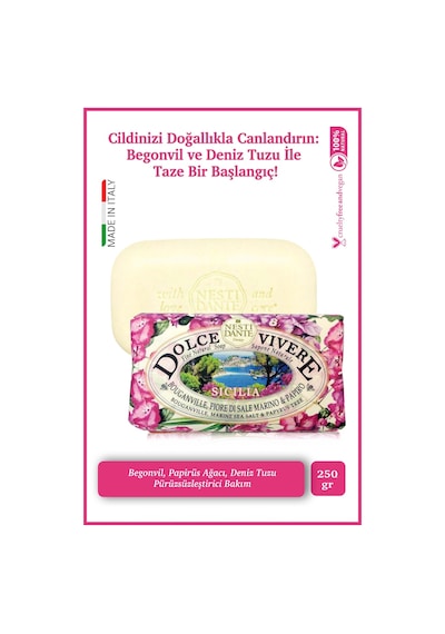Nesti Dante Dolce Vivere Scilia Vegan Bakım Sabun 250 G