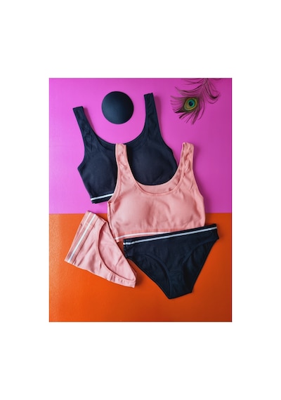 Demirsa Boutique Kaşkorse Kumaş 2'li Gül Kurusu Ve Siyah Renk Çıkarılabilir Pedli Büstiyer Ve Bikinili Alt Üst Takım Siyah-gül Kurusu Demirsa Boutique Kaşkorse Kumaş 2'li Gül Kurusu Ve Siyah Renk Çıkarılabilir Pedli Büstiyer Ve Bikinili Alt Üst Takım Siyah-gül Kurusu