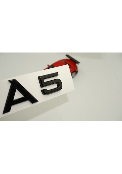 Audi A5 Bagaj Krom 3M Yazı Logo Gümüş Krom