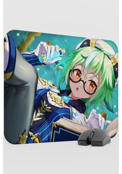 Sucrose Genshin Impact Anime Oyuncu V2 - 48x40 Xl Gaming Mouse Pad Fare Altlığı