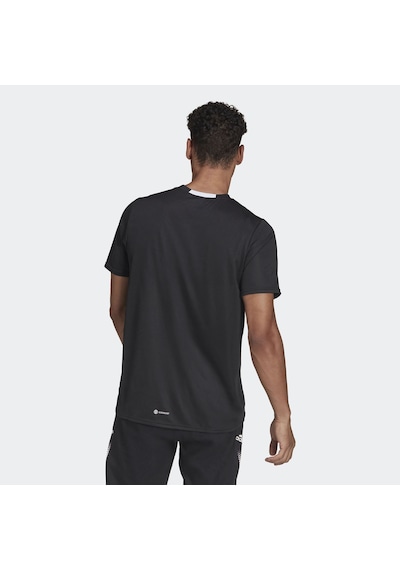 Black Adidas Erkek Günlük T-shirt D4m Tee Hf7214 Null Siyah