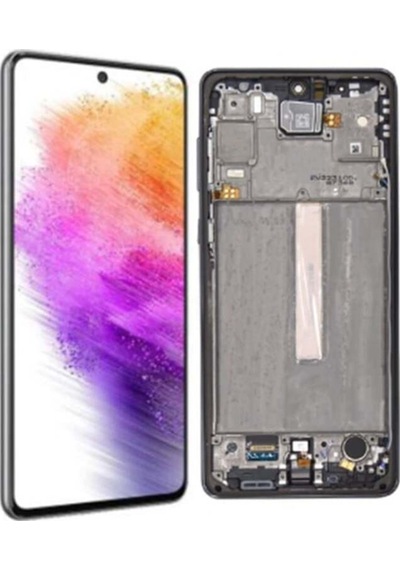 Samsung Galaxy Uyumlu  A73 5g A736 Lcd Ekran Dokunmatik Beyaz Servis Çıtalı