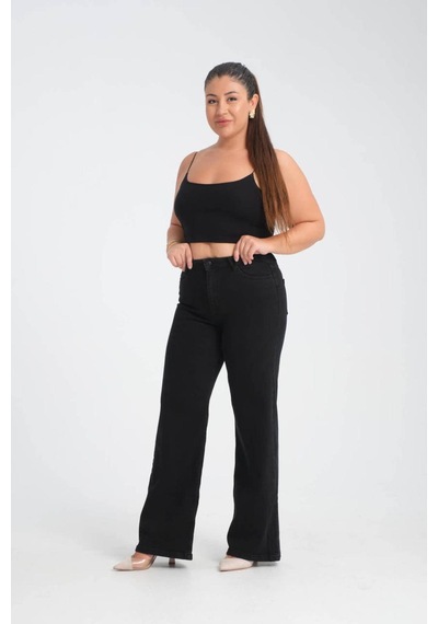 Lacarino 7652 Nita Kadın Jean Pantolon Black