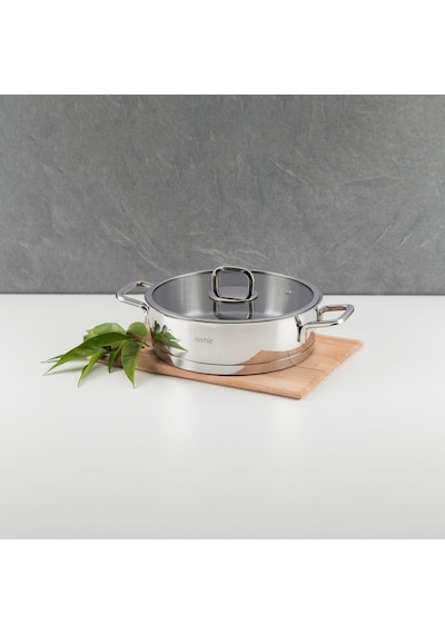 Nehir Silver Trend 26 CM Karnıyarık Tencere