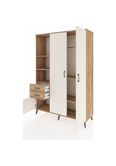 Hyperion Dolap 5 Raflı 2 Çekmeceli Tek Askılı 132x44x195 Çam-aytaşı/çam Aytası/atlas Çam - Atlas Çam Hyperion Dolap 5 Raflı 2 Çekmeceli Tek Askılı 132x44x195 Çam-aytaşı/çam Aytası/atlas Çam - Atlas Çam