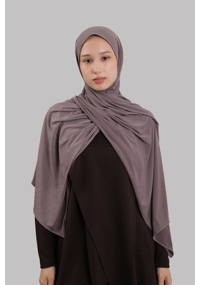 Giverny Koyu Vizon Düz Klasik Şal Dikişli Premium Jersey Sade 202129 38