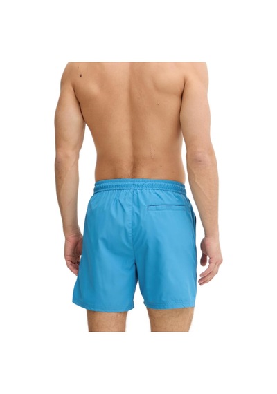 Calvin Klein Erkek Mavi Orta Boy Bağcıklı Kapalı Bel Deniz Şortu Lv00n61027-15817