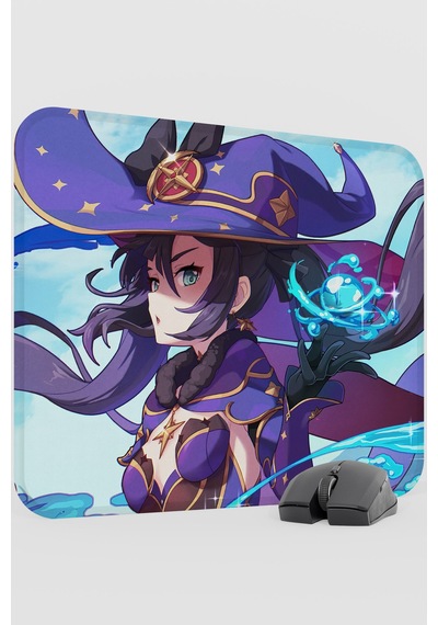 Mona Genshin Impact Anime Gacha V1 - 48x40 Xl Gaming Mouse Pad Fare Altlığı