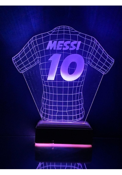 Futbol Sevenlere Hediye Tasarım 3D Led Forma Gece Lambası