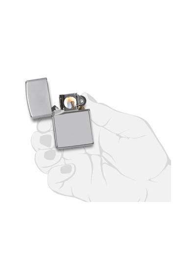 Zippo Çakmak 250 Klasik Reg High Polish Chrome
