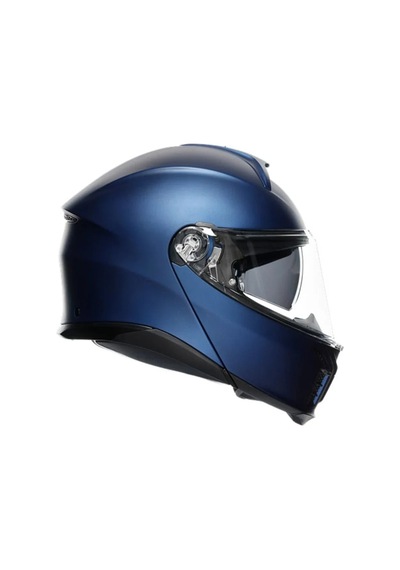 Agv Kask Tourmodular Solıd Mplk Galassıa Blue Matt Mavi
