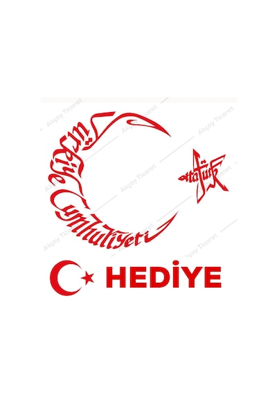 Ay Yıldız Türkiye Cumhuriyeti Sticker Atatürk Sticker Oto Sticker