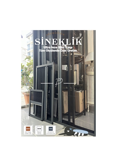 Rendecioğlutesktil Sineklik Nobel Seri Slim Kasa Akordeon Pilise Sineklik 1 Çok Renkli