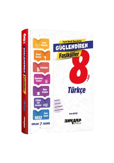 Ankara 8. Sınıf Türkçe Güçlendiren Fasiküller Ankara Yayıncılık