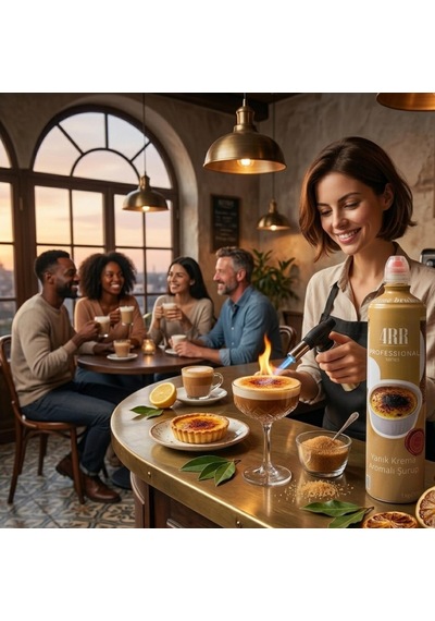 4rr Yanık Krema Aromalı Kahve & Tropikal İçecek & Kokteyl Şurubu 750 Ml Diğer
