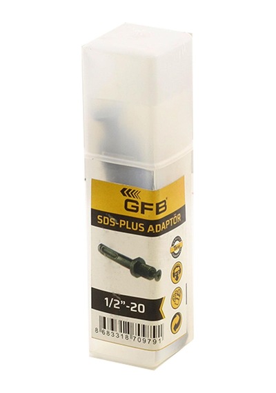 GFB Sds Plus Mandren Adaptörü 1/2" 20 mm