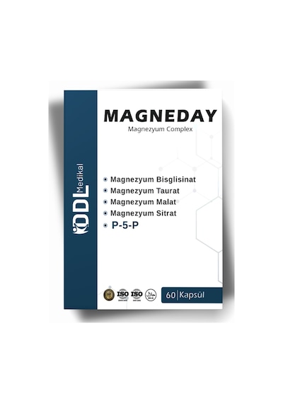 Magneday Magnezyum Complex 60 Kapsül