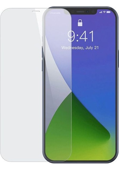 Baseus Apple Uyumlu   iPhone 12 Pro 6.1 0.3Mm Ful Tempered Cam Ekran Koruyucu