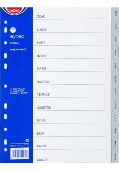 Noki Seperatör Ocak - Aralık