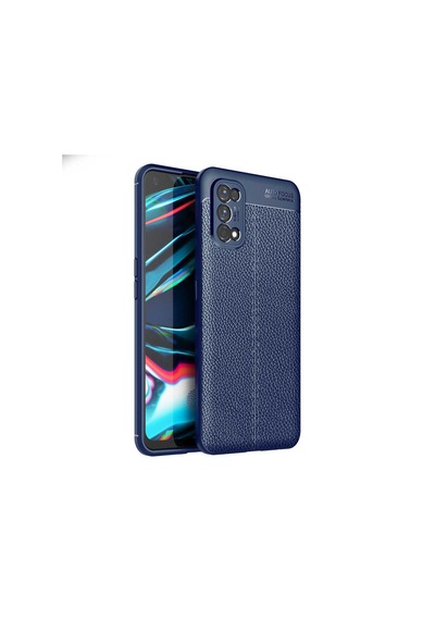 Adige Realme 7 Pro Kılıf Niss Deri Görünümlü Silikon