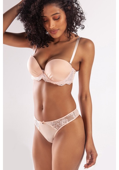 Moon Wear Gracia Foam Cup Push Up Bra,pudra Renk Konforlu Ve Şık Sütyen Çok Renkli