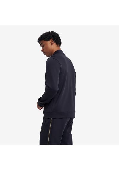 Lescon Siyah Erkek Fermuarlı Sweatshirt 26n-1128