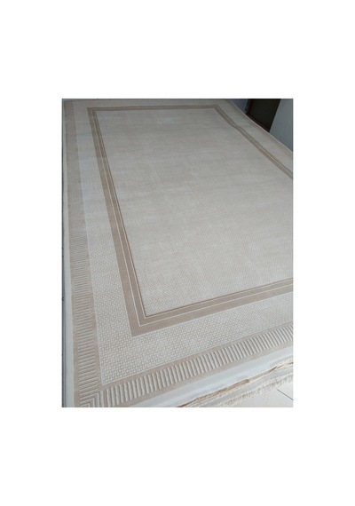 Soneva Serisi Sık Akrilik İplik Dokuma 200 X 300 6m2 Dokuma Halı Krem/bej