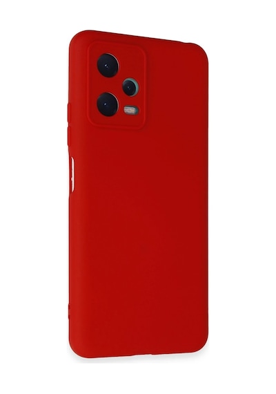Uryport Xiaomi Redmi Note 12 5g Kılıf Nano İçi Kadife Silikon - Kırmızı
