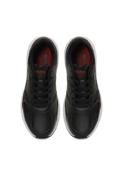 U.s. Polo Assn. Felıx Glb 4pr Siyah Erkek Sneaker Siyah-kırmızı Siyah - Kırmızı