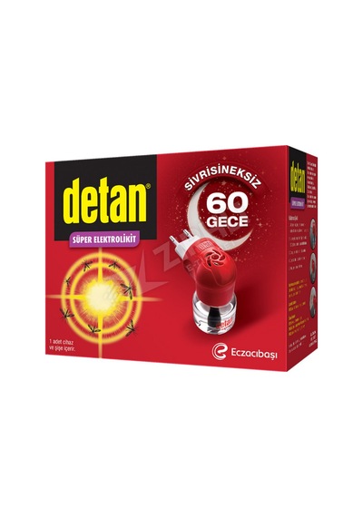 4 Adet Detan 60 Gece Elektrolikit Cihaz + Yedek