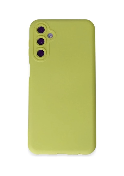 Samsung Uyumlu Galaxy M34 5g Uyumlu Kılıf Nano İçi Kadife Silikon - Sarı