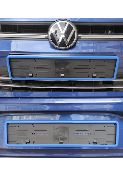 Takmatik Mavi Oto Plakalık 2 Adet Ön Ve Arka