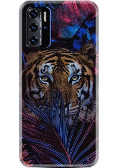 Reeder P13 Blue Max L 2021 Kılıf Boyun Askılı Flowers Tiger 1319