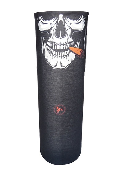 Ride To Love Smoking Skull Bandana & Boyunluk