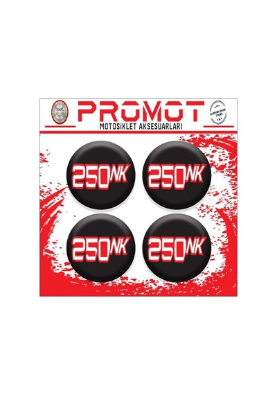 250nk Uyumlu Damla Sticker 4cm-4 Adet 02 Diğer