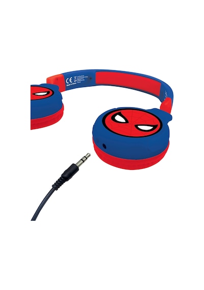 Spiderman 2-in-1 Bluetooth Stereo Kids Headset, Kablosuz, Kablolu, Limited Sound, Foldable, Ayarlanabilir, Girl/boy, Red/blue, Hpbt010sp